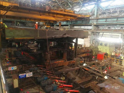 搏擊市場 建設公司承攬的包鋼軌梁廠1號線中修工程正式開工